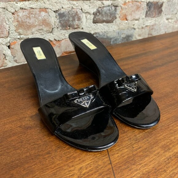 Prada Heel Sandals. - Picture 1 of 9